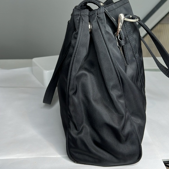 Prada Black Nylon Tessuto Lightly Structured Expandable Tote Bag - Picture 6 of 13